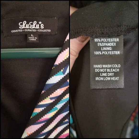 Colorful Bodycon Mini Dress - Picture 4 of 4